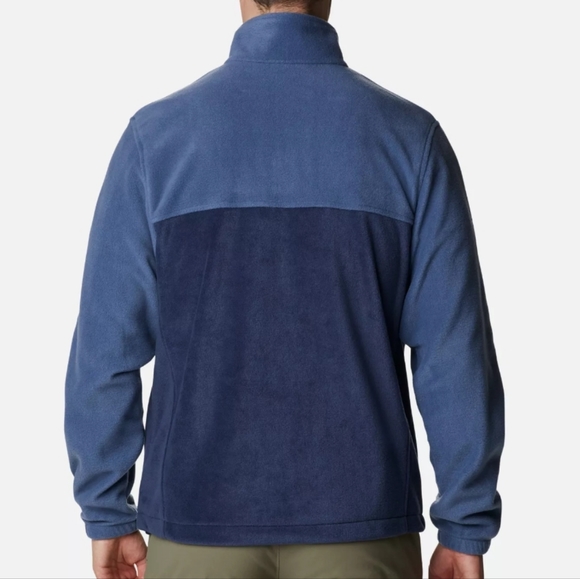 Columbia Navy Blue Full Zip Fleece Jacket - Picture 4 of 7